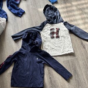Navy Blue Kids Hoodie